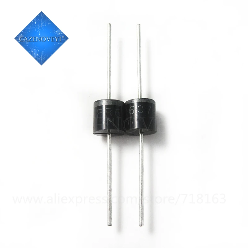 

20pcs/lot FR607 6A 1000V Fast Recovery In Stock