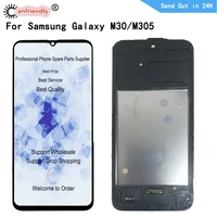 lcd for samsung galaxy m30 sm m305f m305fn m305g m305m lcd display screen touch panel digitizer with frame assembly
