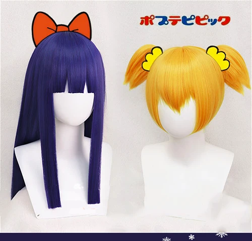 Парик для косплея POP TEAM EPIC парик Popuko Cosplay Pipimi парики на Хэллоуин карнавал женские |