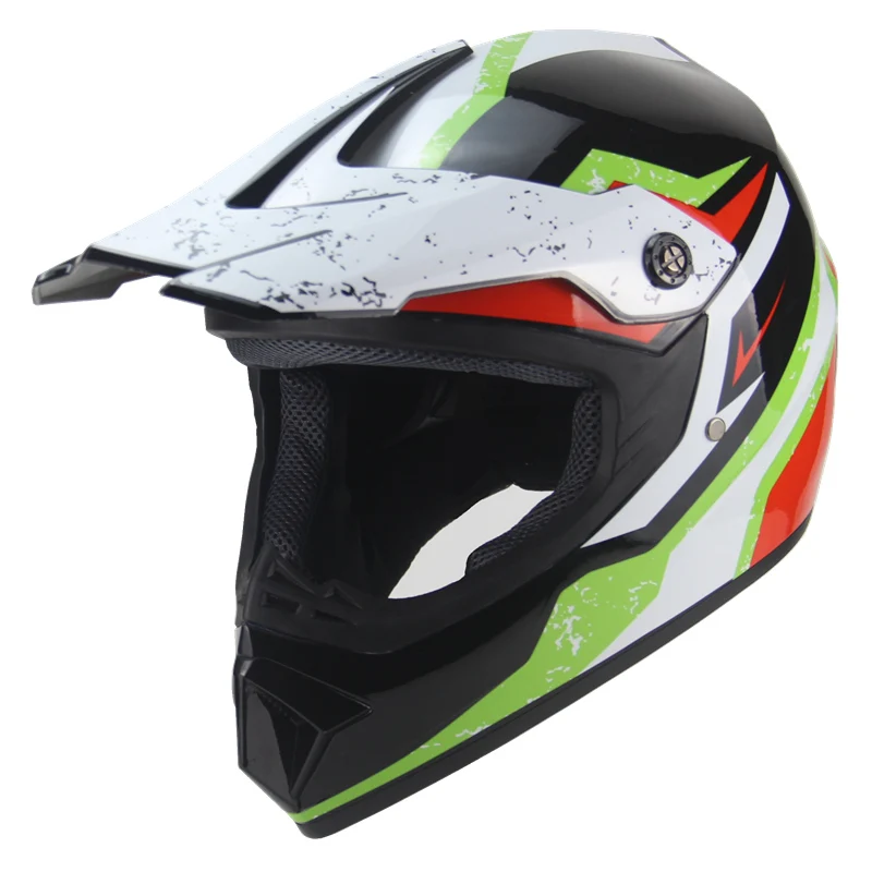 Шлем на все лицо для мотоцикла защитный козырек Casco Moto Hombre оригинальное лобовое