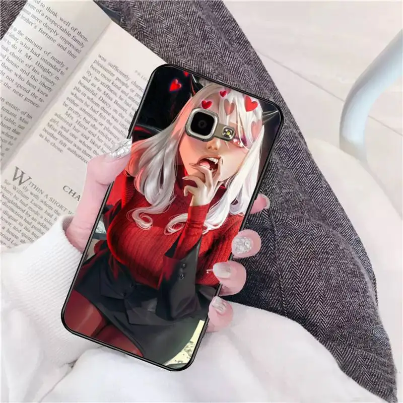 

LJHYDFCNB Cute Cartoon Vampire Phone Case For Samsung A 9 10 20 30 40 M20 S 30 31 J5 6 7 Plus