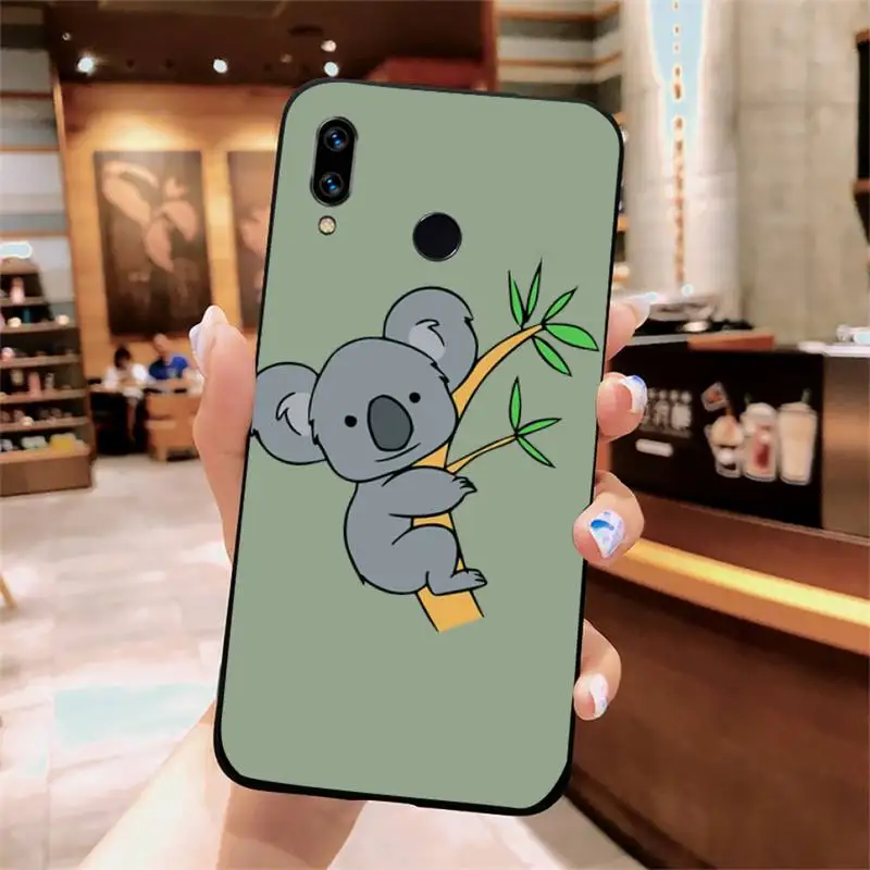 

Animal sleeping koala Phone Case For Xiaomi Redmi note 7 8 9 t max3 s 10 pro lite funda cover coque shell