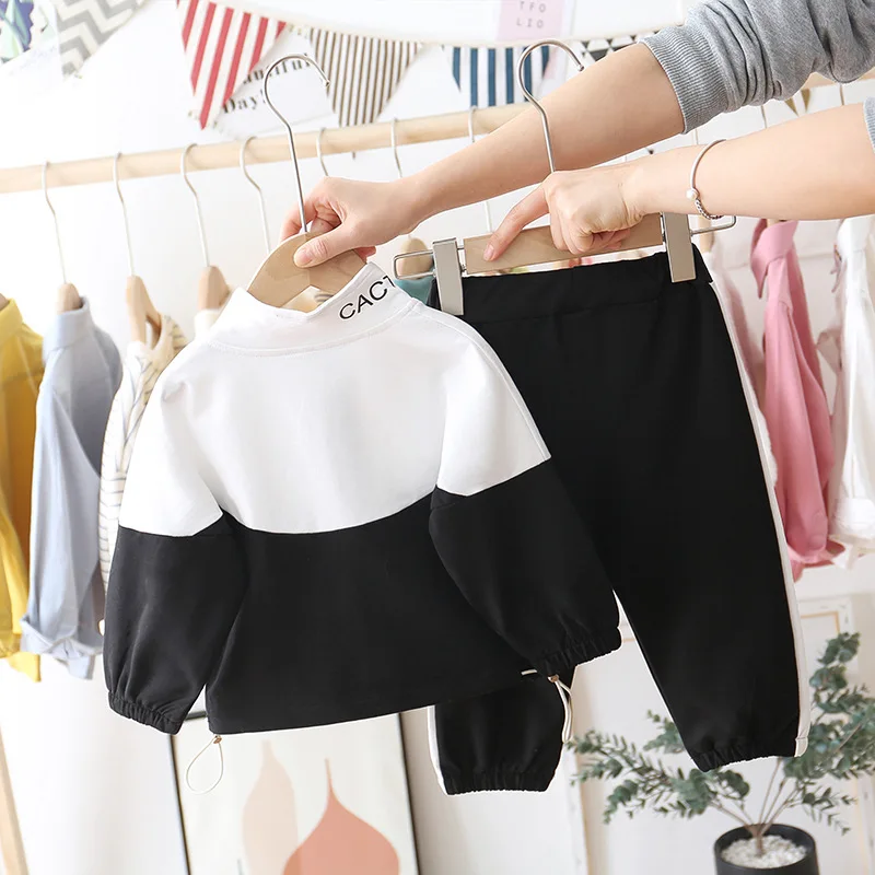 

Cotton Girls Suits Children Clothing Sets Toddler Cartoon Tracksuits 2021 Spring Autumn Baby Boys Clothes T-shirt And Pants 2Pcs