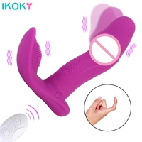 ikoky anal plug sex toys for women remote control vibrator clitoris stimulator 71 modes wearable panties swing dildo