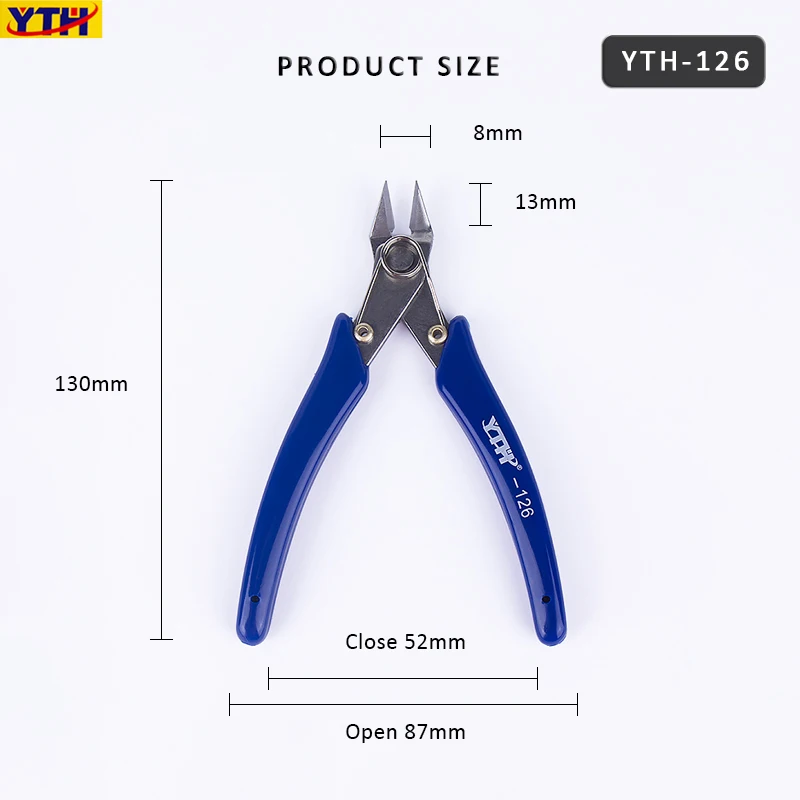 YTH-126 YTH кусачки для резки проводов кусачки для удаления изоляции Овощечистка кабель электронные плоскогубцы для зажимов Бокорезы Плоскогубцы Инструменты - Цвет: YTH-126