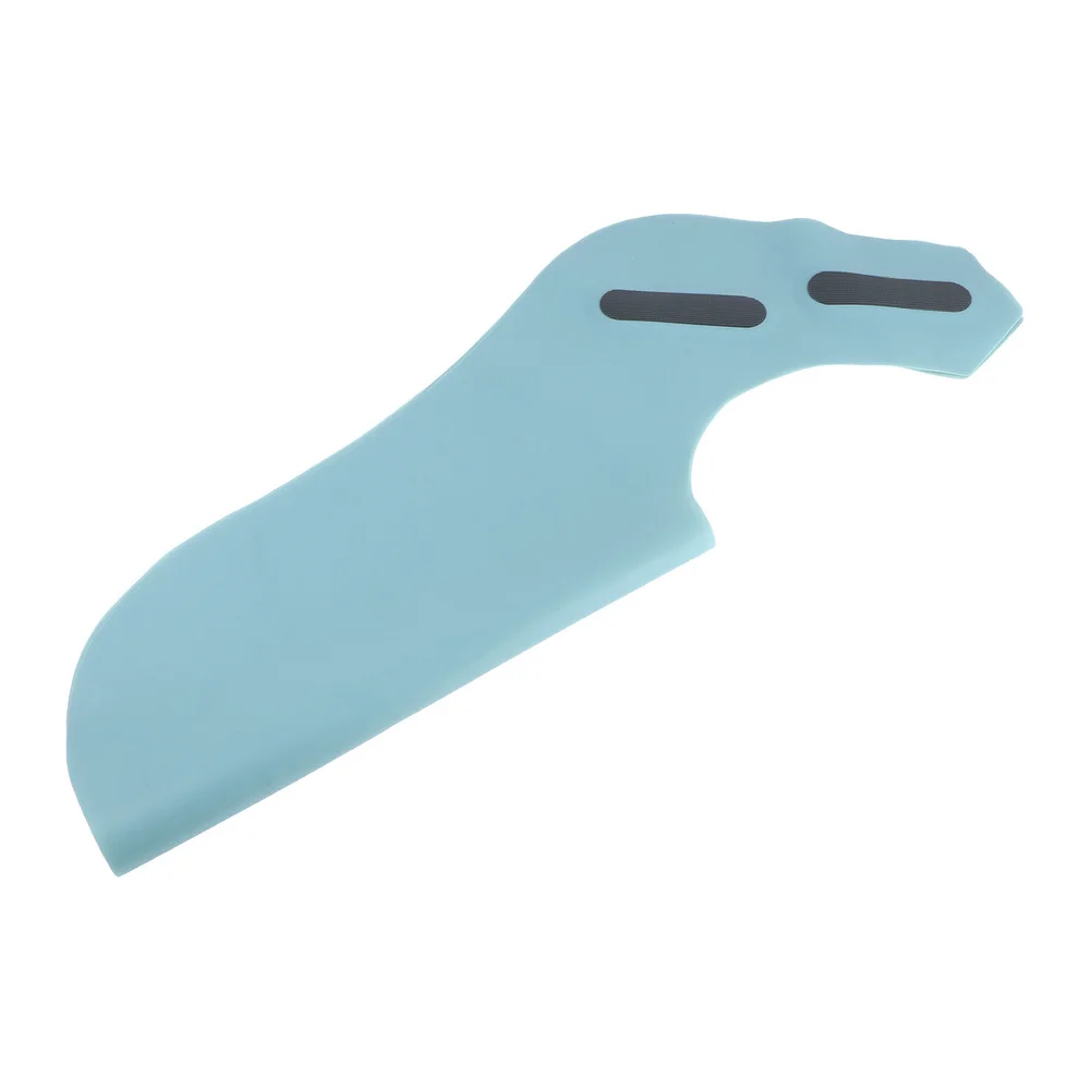 

1Pc Silicone Haircut Cape Waterproof Wai Cloth Hair Stylist Gown Apron Barber Accessories (Blue)