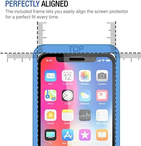 

3 pieces full cover screen protector tempered glass for iPhone 11PRO/XS/X screen protector glass