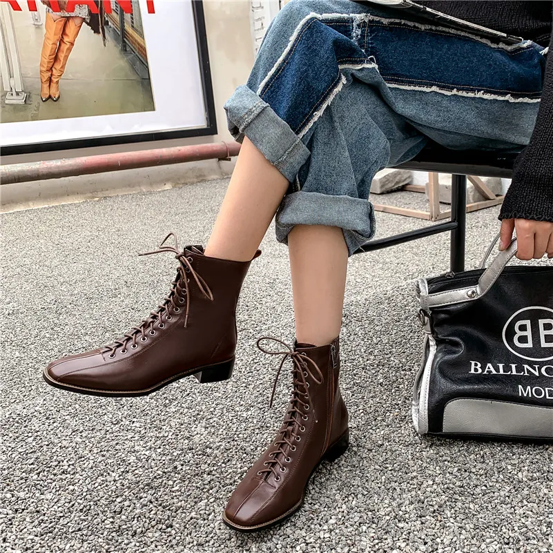 FEDONAS/мотоботы в стиле панк обувь для ночного клуба женские ботильоны из