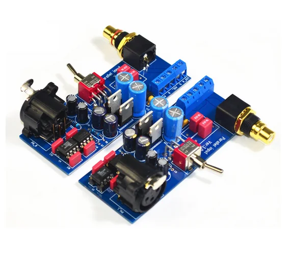

NEW 2pcs SSM2141 Balanced XLR Signal To Unbalanced RCA Single-ended Power Amplifier Board Machine HI Conversion Finished Board