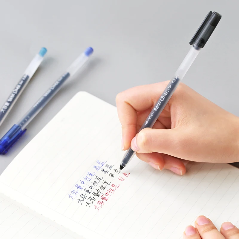 12 шт. основных карт вкладыш Шариковая ручка для письма Подпись 0 5 мм шариковая 3