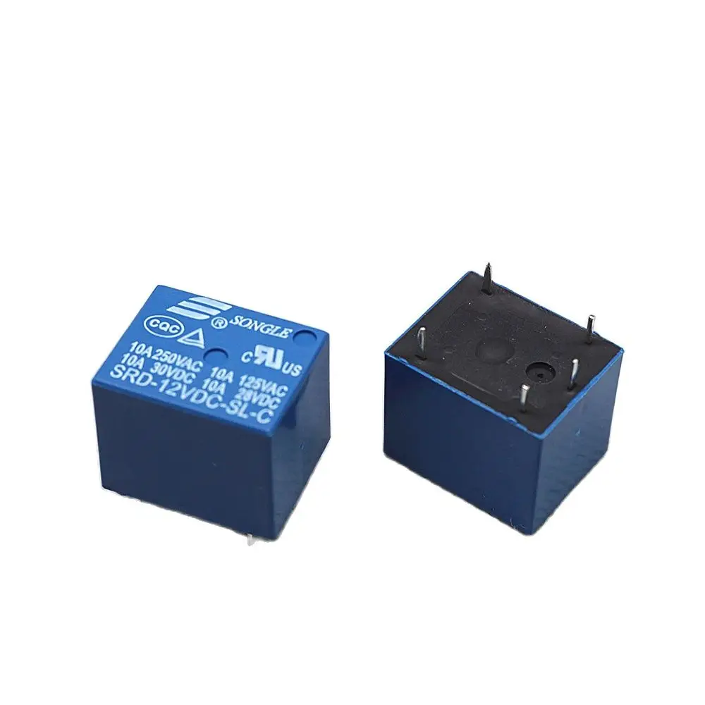 10 шт. SRD 12VDC SL C T73 12V 10A реле DIP 5PIN SONGLE полупроводниковое постоянного тока Мощность