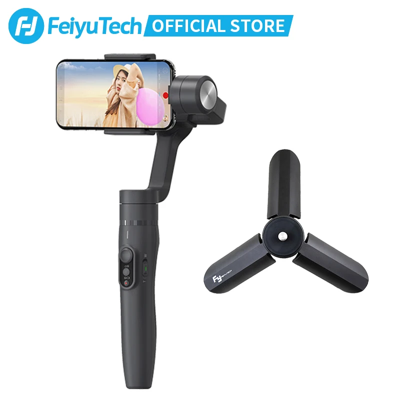 FeiyuTech Feiyu Vimble 2 смартфон карданный Ручной Стабилизатор для Кореи с 183 мм удлинительным полюсом для iPhone X 8 7 XIAOMI
