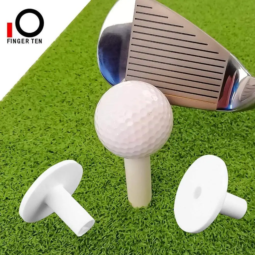 

Rubber Golf Tee Holder With Cross-shaped Hole Soft Practice Percussion Accessories Driving Golf Mat Ball Tee Range 38/50mm S6J4