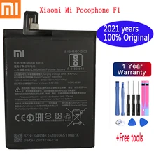 2021 years 100% Original Replacement Battery BM4E For Xiaomi MI Pocophone F1 battery Authentic Phone Battery 4000mAh Free Tools