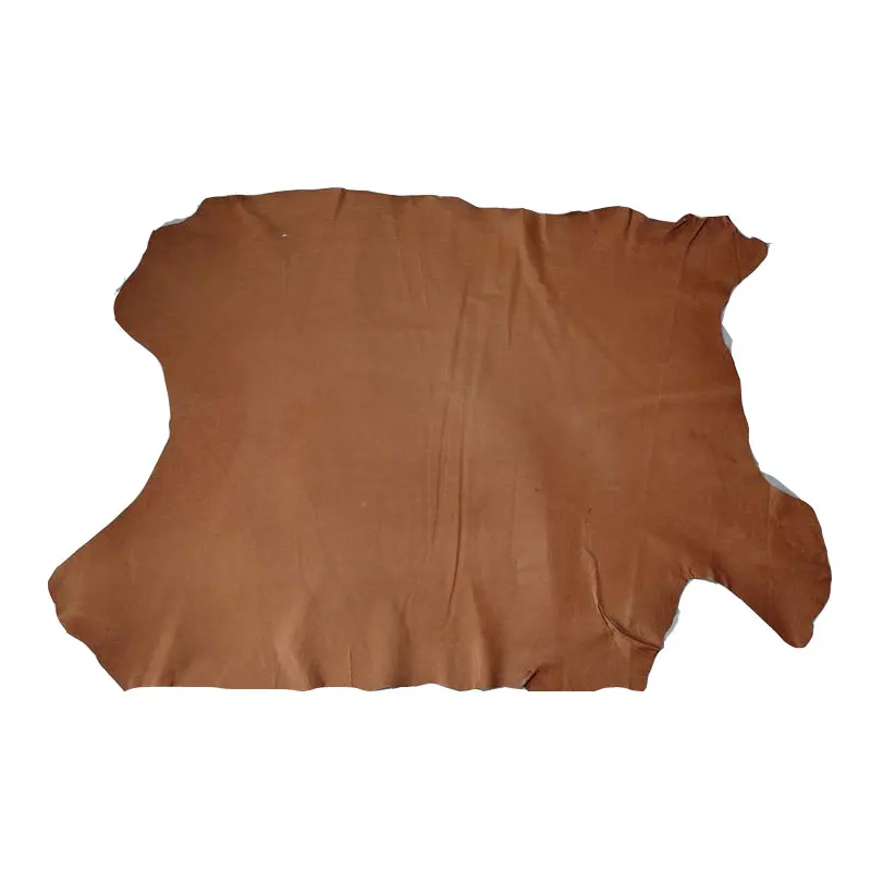 

Brown Genuine Pig Grain Skin For Shoes Lining Raw Nature Leather Material