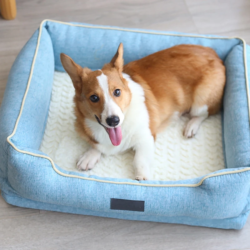 Домашние животные бинго кровать собаки анти-укус Кошкин дом спальный питомник