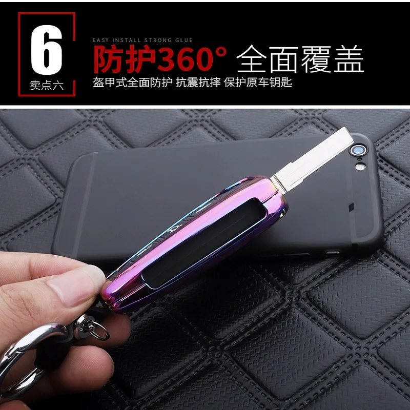 Цинковый сплав + силиконовый чехол для ключей от машины VW polo Golf 7 MK7 CombiA7 Skoda Yeti Superb