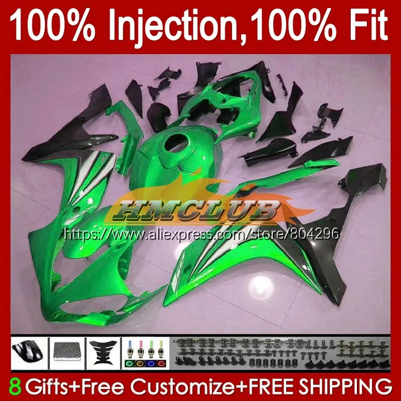 OEM инъекция для YAMAHA YZF R 1 07 1000 YZF1000 63No.24 R1 YZFR1 Светло зеленый 08 2007 2008 Обтекатели|Чехлы
