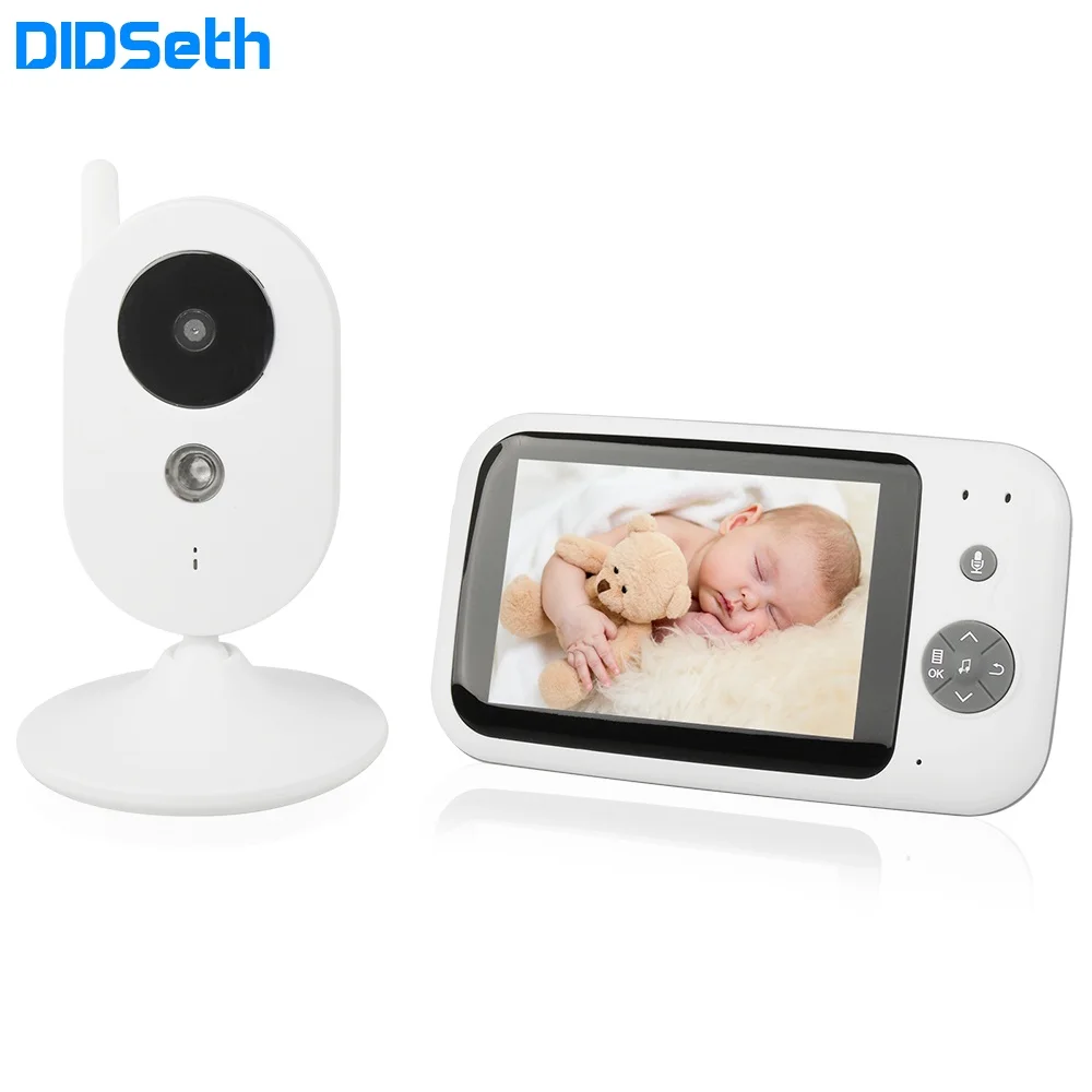 3 5 &quotЖК экран беспроводной видео монитор для младенца температура двухсторонняя