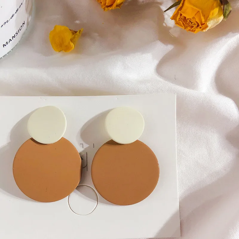 SP&ampCITY оранжевая Серия цветочный дизайн серьги с бахромой серьги-гвоздики