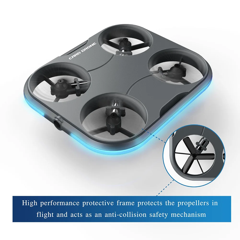 Pocket Button HD Quadcopter Face Recognition Optical Flow RC Drone Air Photographer Follow 4 Channel USB Charging Easy Operate | Игрушки и