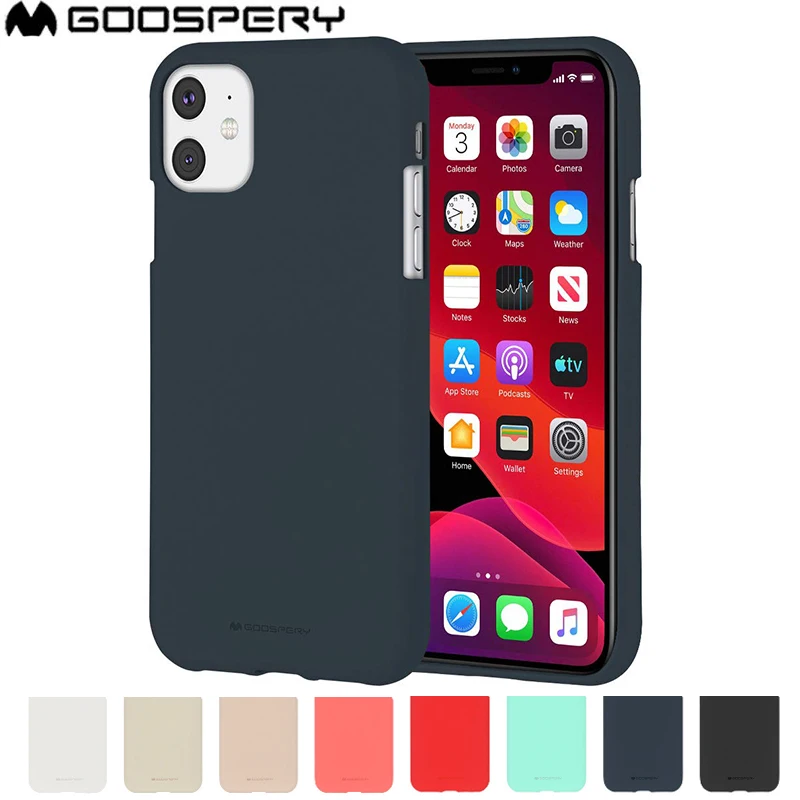 Официальный Силиконовый ТПУ мягкий на ощупь Желейный чехол для Apple iPhone 5 5S 6 6S 7 8 Plus X XS XR XS 11 11PRO 11 pro max