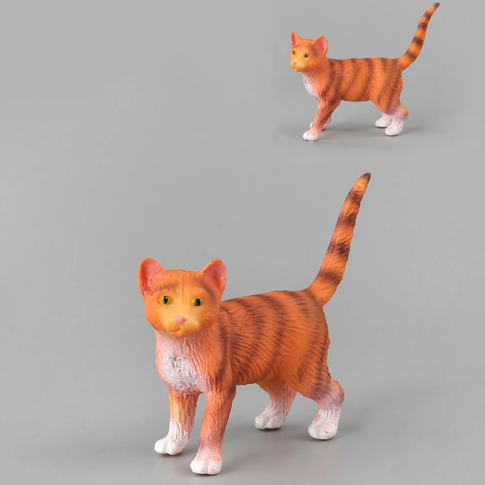 

10pcs Kids Realistic Cat Figure Funny Cat Model Ornaments