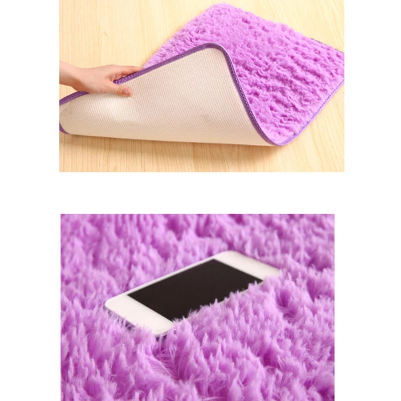 Водопоглощающий коврик из золотого бархата набор мохнатых ковриков для ванной