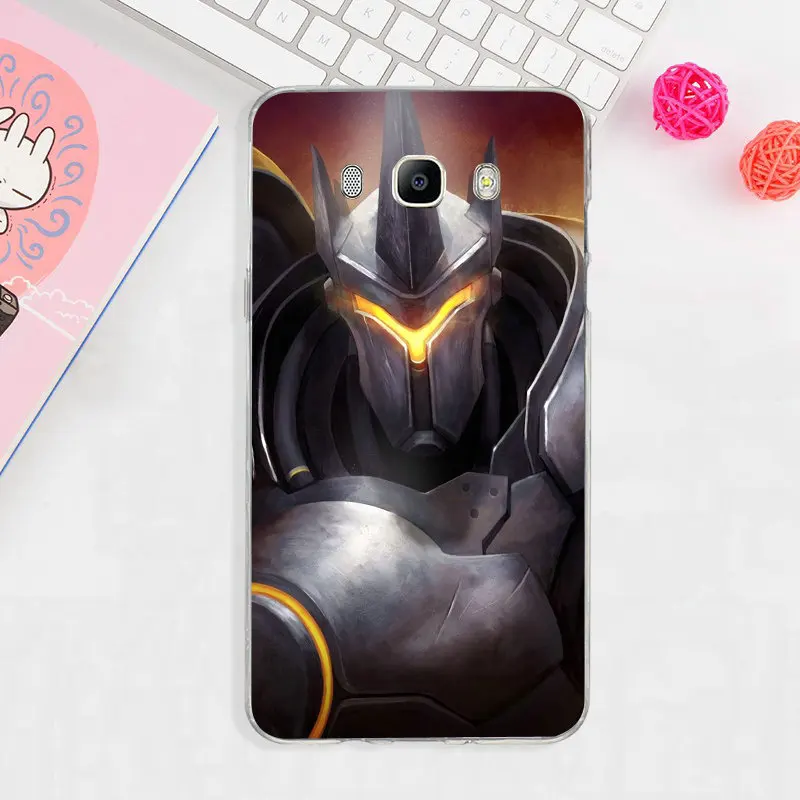 Солдат 76 Overwatchs герой OW мягкий чехол для телефона samsung Galaxy Note на возраст 2 3 4 5 8 9 10 A10