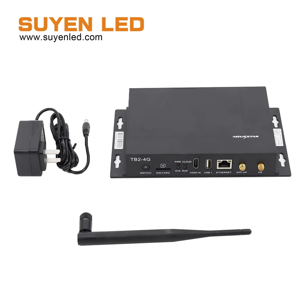 Лучшая цена мультимедийный плеер NovaStar со светодиодным экраном (TB2 с модулем 4G) -