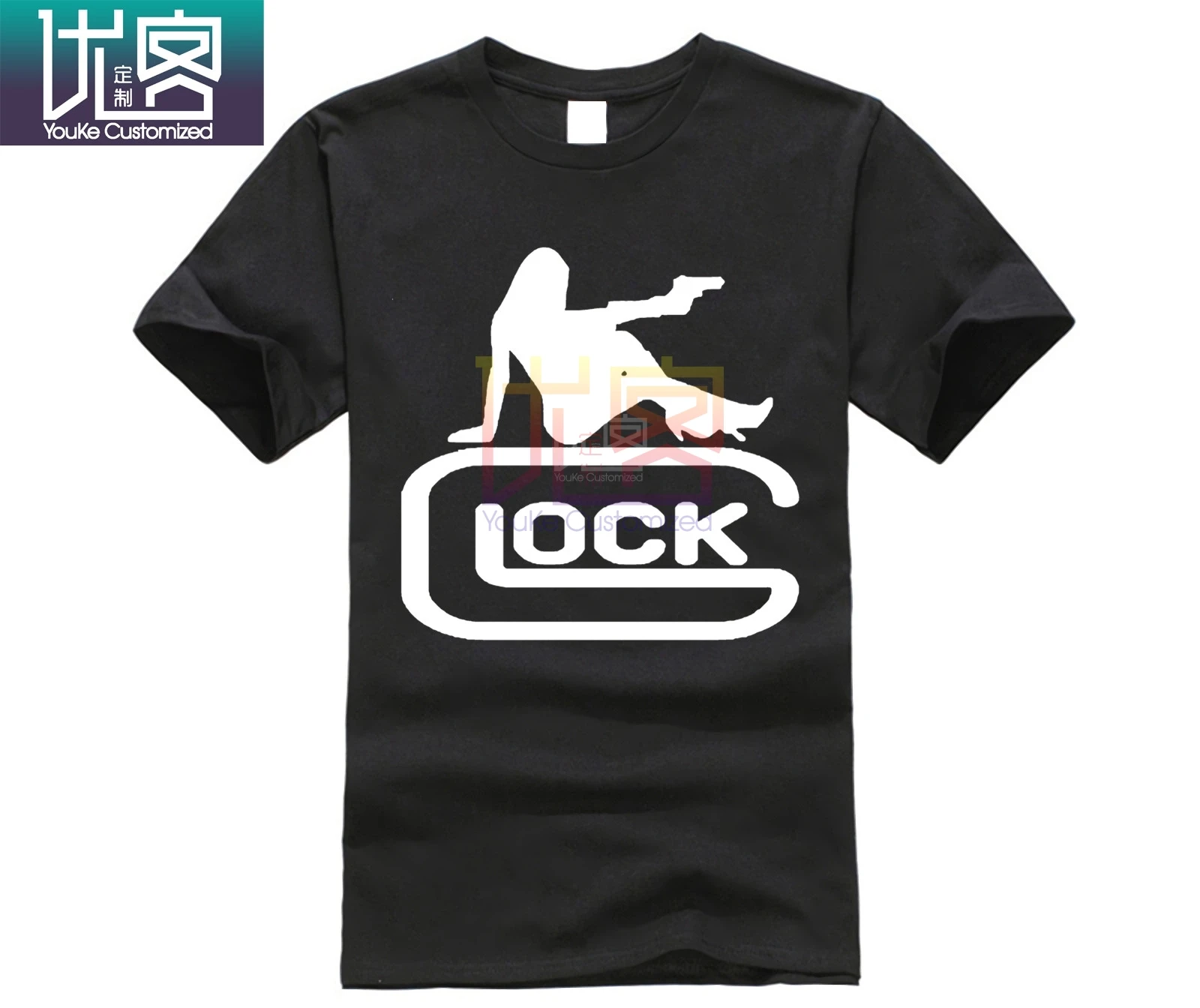 2019 Модная брендовая футболка Glock UniqueT shirt 100% хлопковая с коротким рукавом Унисекс
