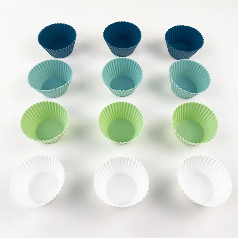 

24 шт., Силиконовые Формы для кексов