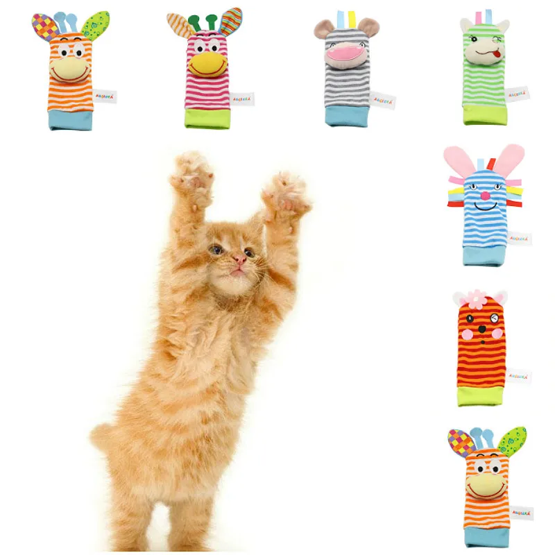 1 шт. кошка взаимодействие кошачьи игрушки Забавный интерактивный плюшевый Кот