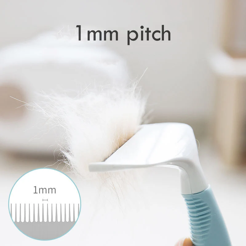 Щетка для груминга домашних животных с лезвием из нержавеющей стали