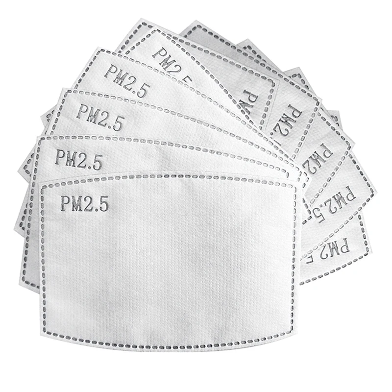 Маска хлопковая многоразовая для защиты от пыли PM2.5 с фильтром из