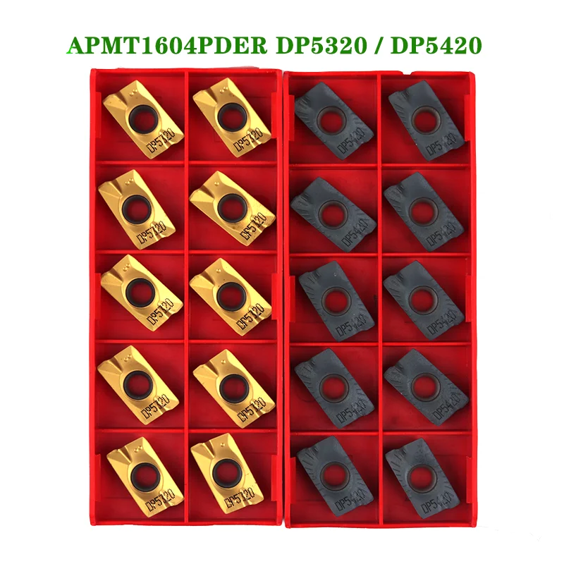 APMT1135 APMT1604 PDER DP5320 DP5420 оригинальные твердосплавные фрезерные Вставки для токарного станка с ЧПУ Режущий инструмент токарный инструмент APMT 1135 1604 лезвие