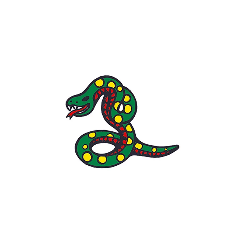 

60MM×80MM tattoo stickers waterproof men and women long-lasting snake color new campus style