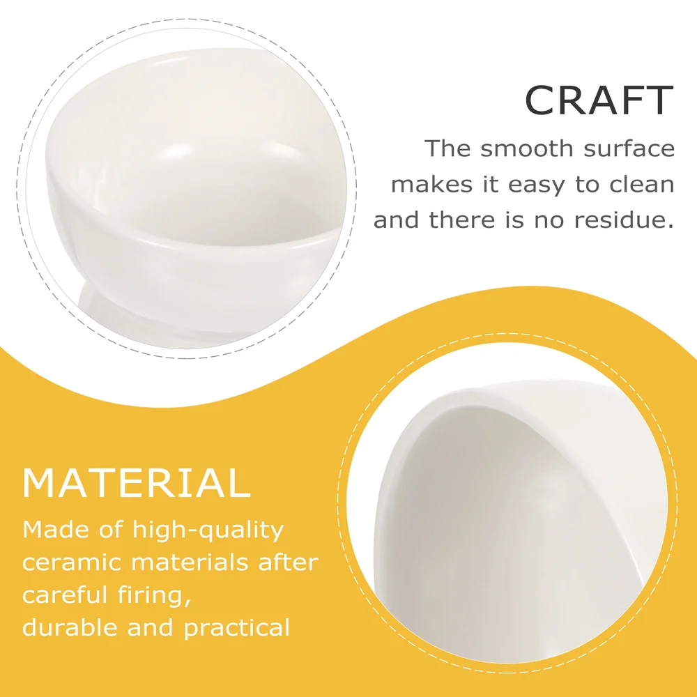 

Pet Feeder Anti-skid Cat Dog Bowl Food Water Dish Ceramic Kitten Food Bowl