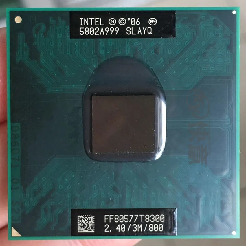 Оригинальный процессор для ноутбука intel Core 2 Duo T8300 CPU 3M Cache/2 4 ГГц/800/двухъядерный GM45