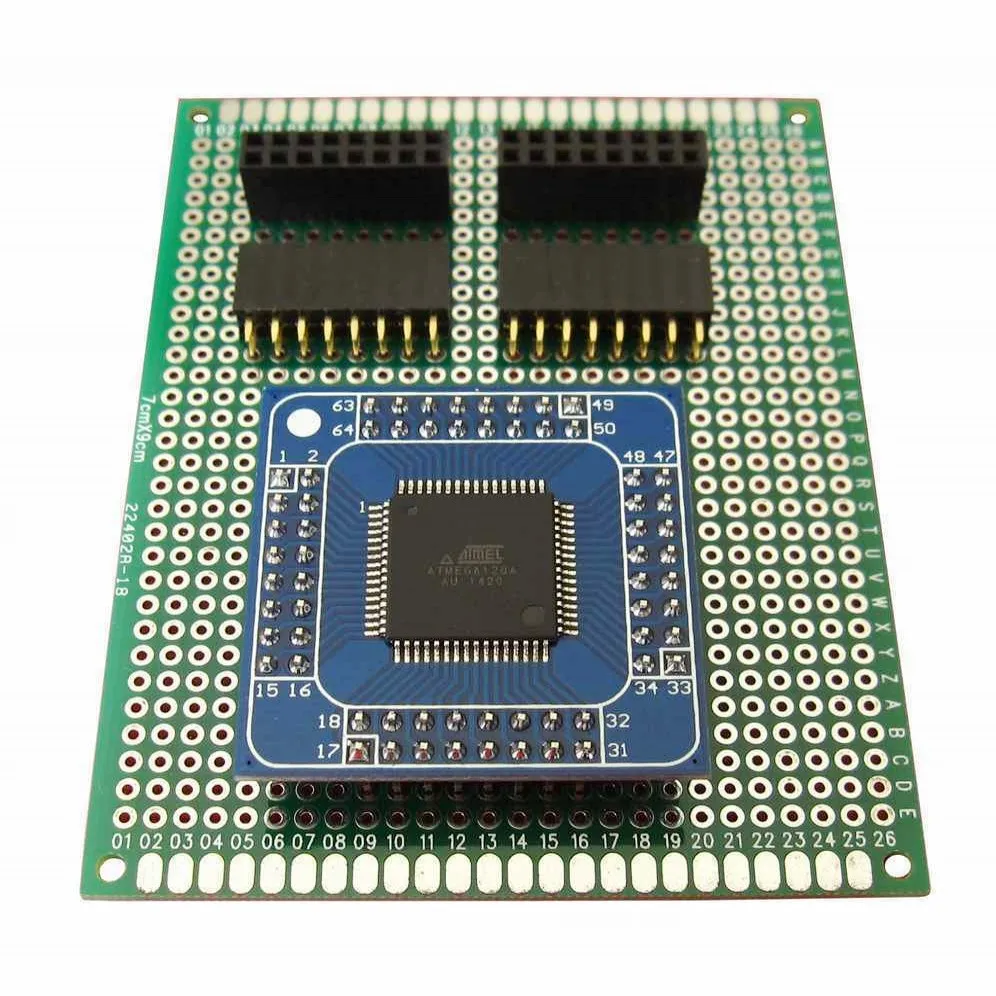Бесплатная доставка 1 модуль ATmega128 минимальная системная плата TQFP64 макетная