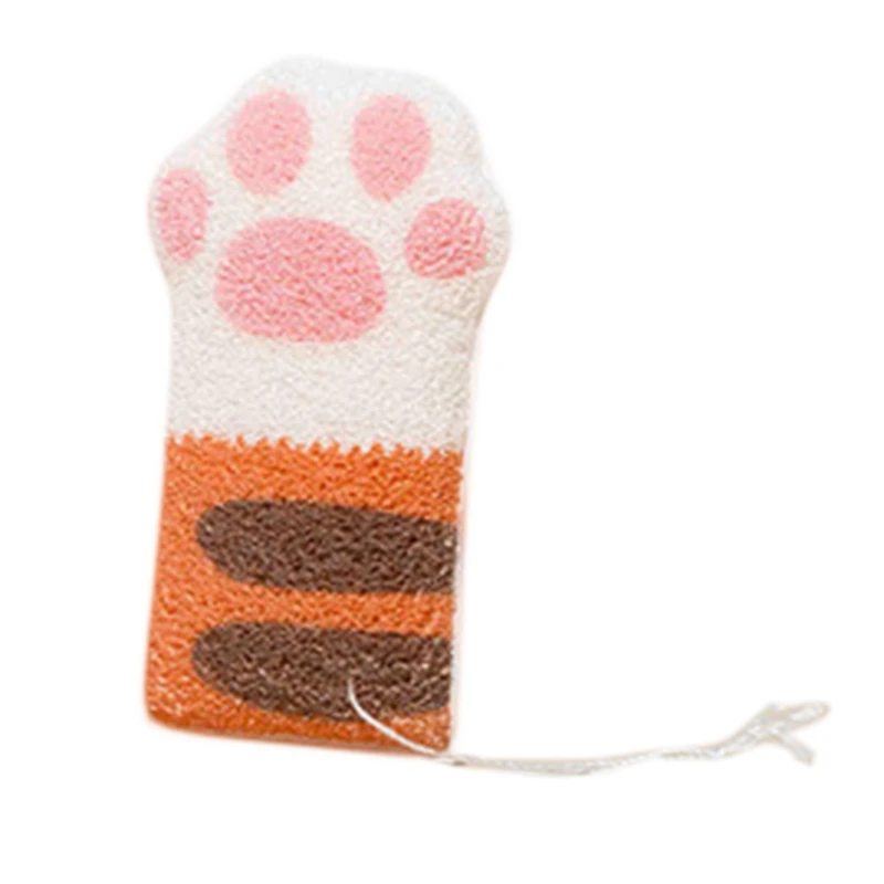 

Cute Cat Paw Baby Bath Sponge Foam Body Brush Shower Scrub Dead Skin Remover