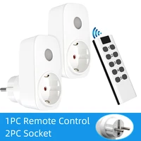 msle wireless remote control smart socket 16a eu fr universal plug 433mhz wall programmable electrical outlet switch 220v led