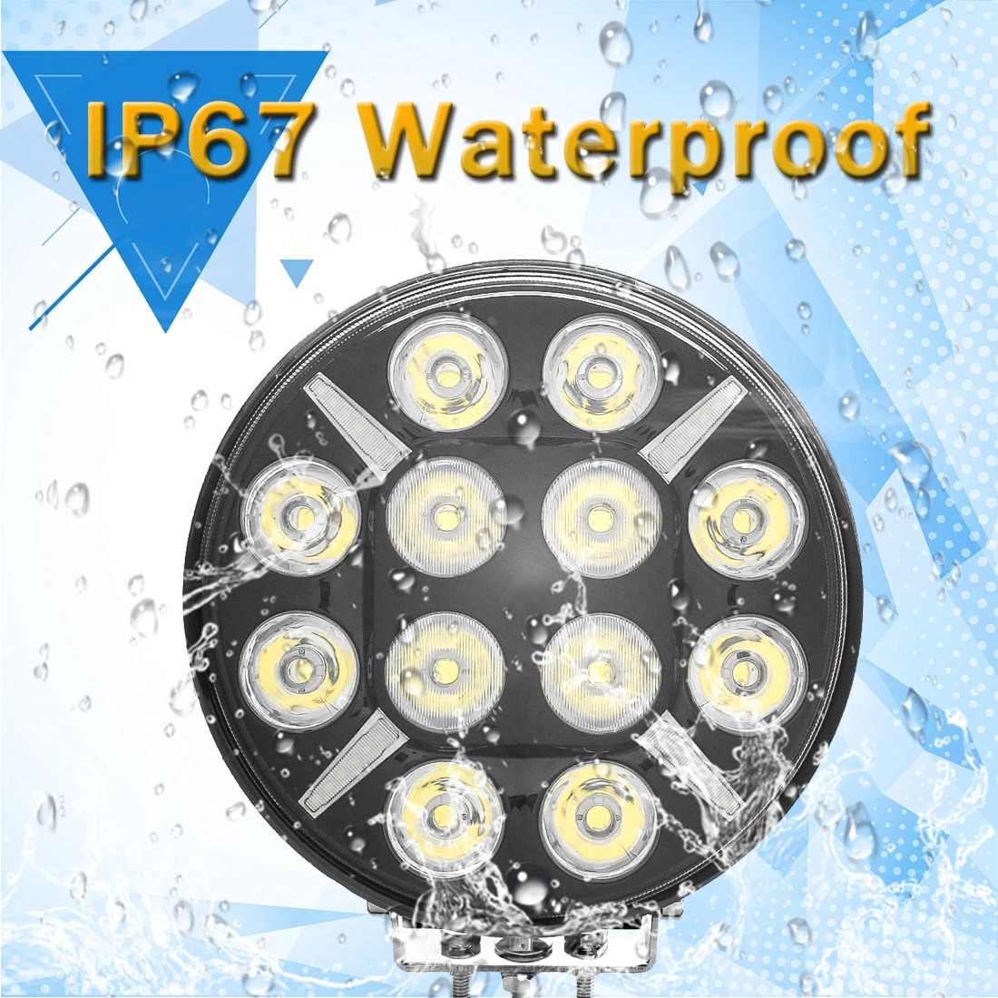 1 шт. 9 дюймов 120W светодиодный рабочий светильник головной 12V 24V 6000 К Offroad 4WD 4x4