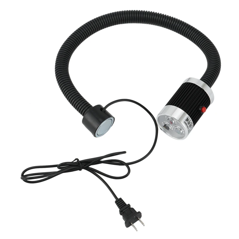 

Штепсельная Вилка стандарта США, светодиодный магнитный рабочий светильник 9 Вт 220 В 19,68 дюйма/500 мм, гибкий светильник с магнитным основание...