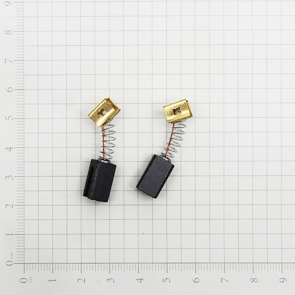5 пар угольных кистей 6 4x7 9x12 мм 596071 00 для электродвигателей Black Decker CD105 CD110 CD115