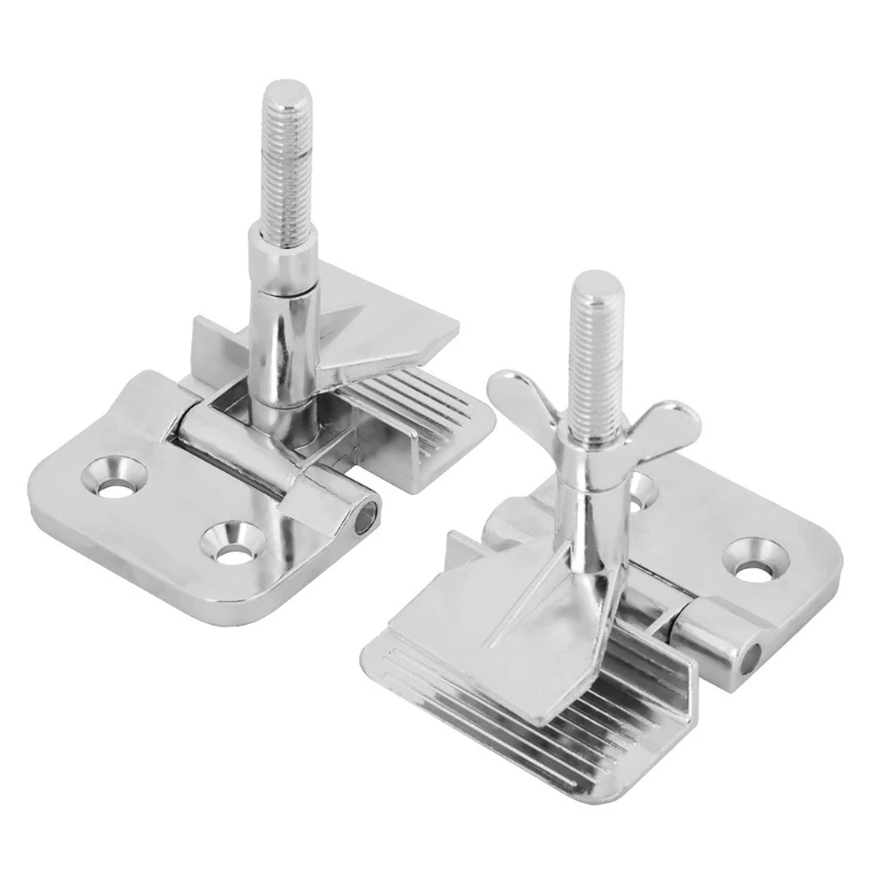 

2 Pcs Butterfly Frame Hinge Clamp Silk Screen Printing Hobby Printer DIY Tool Galvanized Screen Frame Hinge Clamp