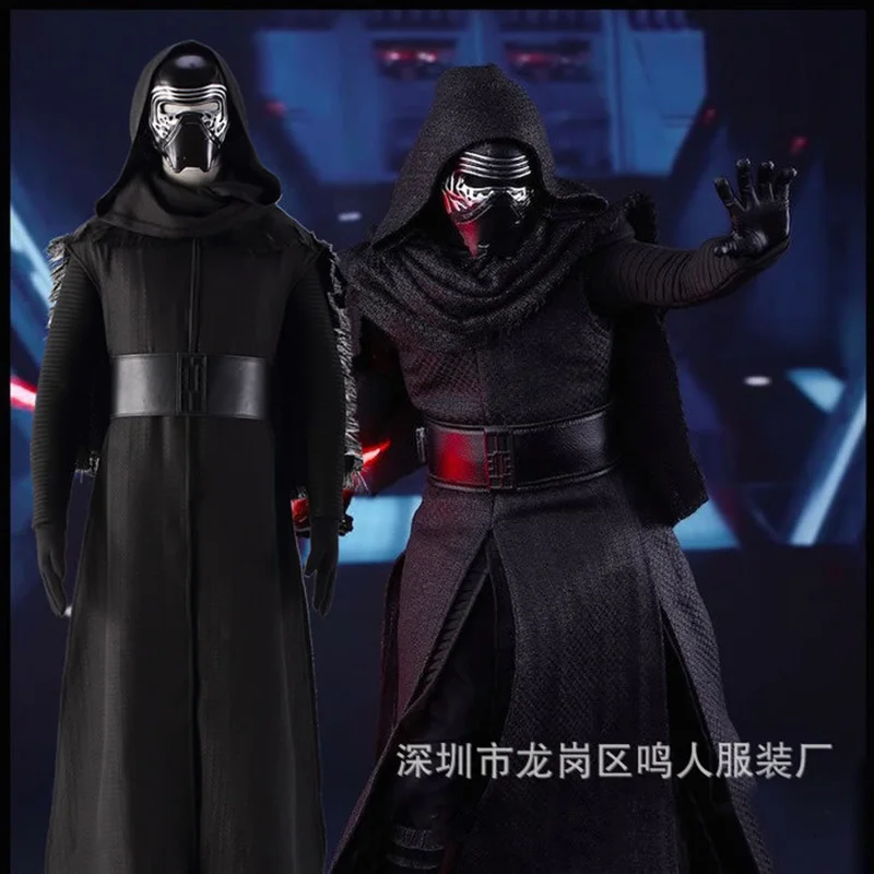 Звездные Войны Кайло Рен косплей костюм Куртка Пуловер готический панк Лен