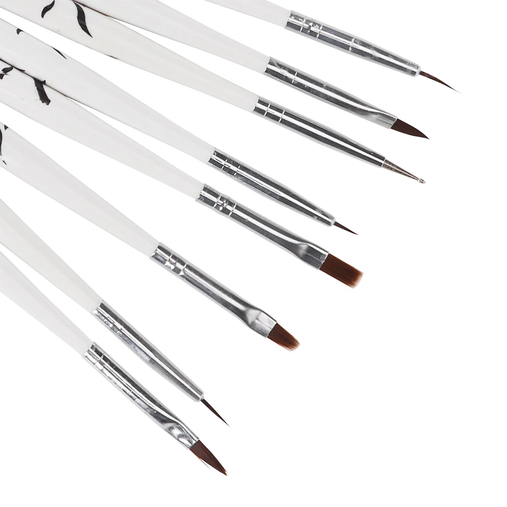 8 шт. цветочные лепестки прочный макияж портативный набор ручек для рисования лак