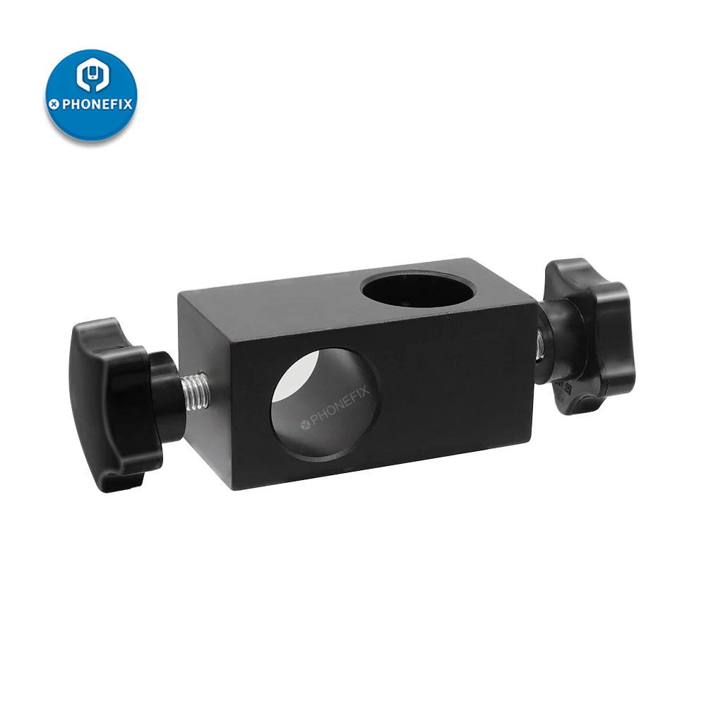 

Diameter 25mm Multi-axis 360 Degree Adjustment Metal Arm Bracket For Stereo Microscope Single Arm Rotating Connection Adapter