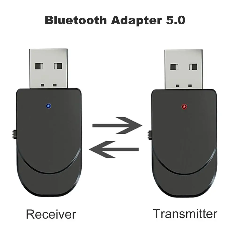 Аудио Bluetooth 5 0 передатчик приемник 2 в 1 мини USB домашний автомобильный стерео